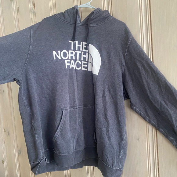 North Face Charcoal Sweatshirt Hoodie - Big and Tall - Picture 5 of 5